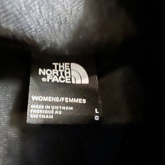 The North Face Vest Womens Large Black Gray Castle Rock Soft Shell Zip Jacket - Picture 5 of 9